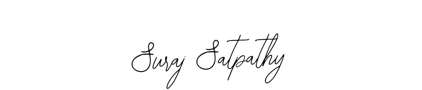 Make a beautiful signature design for name Suraj Satpathy. With this signature (Bearetta-2O07w) style, you can create a handwritten signature for free. Suraj Satpathy signature style 12 images and pictures png