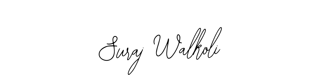 Make a beautiful signature design for name Suraj Walkoli. With this signature (Bearetta-2O07w) style, you can create a handwritten signature for free. Suraj Walkoli signature style 12 images and pictures png