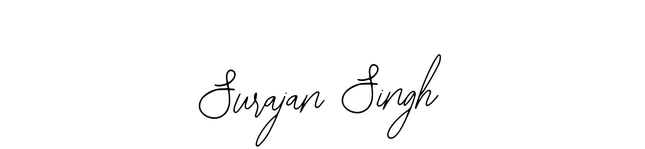 You should practise on your own different ways (Bearetta-2O07w) to write your name (Surajan Singh) in signature. don't let someone else do it for you. Surajan Singh signature style 12 images and pictures png