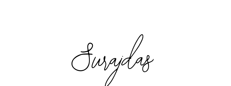 The best way (Bearetta-2O07w) to make a short signature is to pick only two or three words in your name. The name Surajdas include a total of six letters. For converting this name. Surajdas signature style 12 images and pictures png