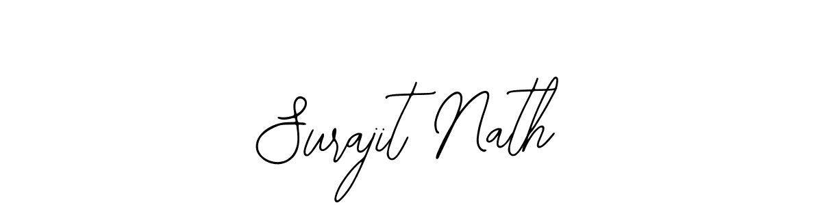 You should practise on your own different ways (Bearetta-2O07w) to write your name (Surajit Nath) in signature. don't let someone else do it for you. Surajit Nath signature style 12 images and pictures png