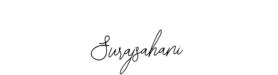 if you are searching for the best signature style for your name Surajsahani. so please give up your signature search. here we have designed multiple signature styles  using Bearetta-2O07w. Surajsahani signature style 12 images and pictures png