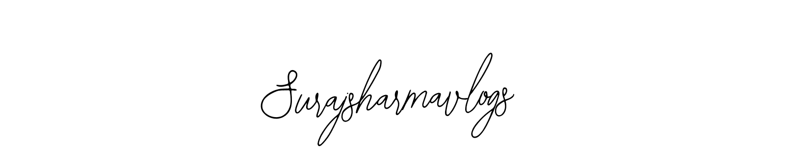 How to make Surajsharmavlogs signature? Bearetta-2O07w is a professional autograph style. Create handwritten signature for Surajsharmavlogs name. Surajsharmavlogs signature style 12 images and pictures png