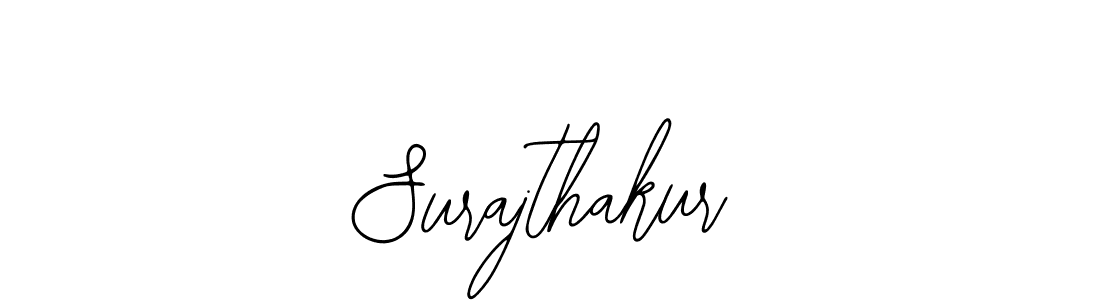 You should practise on your own different ways (Bearetta-2O07w) to write your name (Surajthakur) in signature. don't let someone else do it for you. Surajthakur signature style 12 images and pictures png