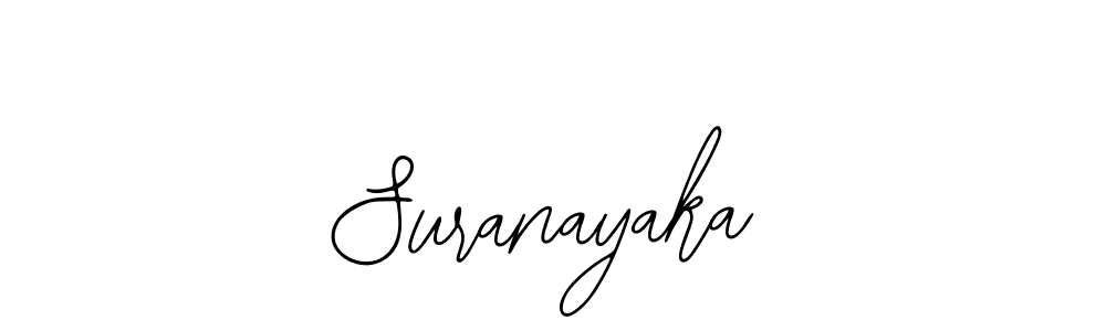 Use a signature maker to create a handwritten signature online. With this signature software, you can design (Bearetta-2O07w) your own signature for name Suranayaka. Suranayaka signature style 12 images and pictures png