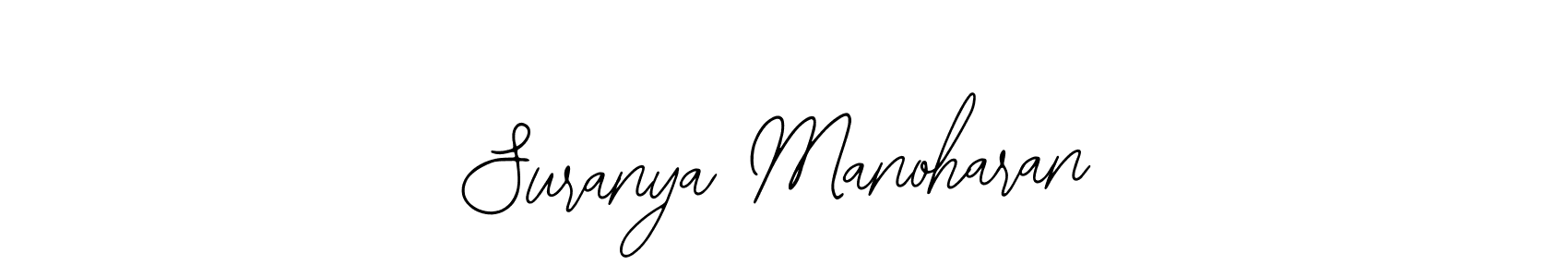 Suranya Manoharan stylish signature style. Best Handwritten Sign (Bearetta-2O07w) for my name. Handwritten Signature Collection Ideas for my name Suranya Manoharan. Suranya Manoharan signature style 12 images and pictures png