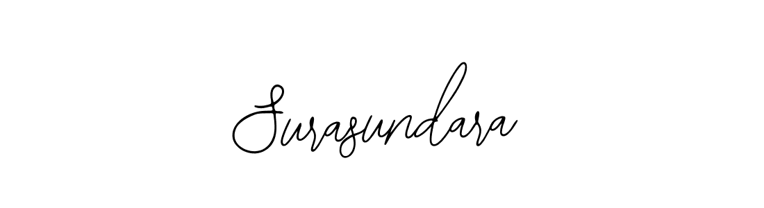 How to make Surasundara signature? Bearetta-2O07w is a professional autograph style. Create handwritten signature for Surasundara name. Surasundara signature style 12 images and pictures png