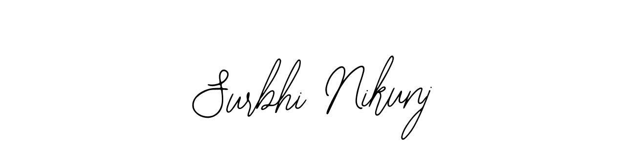 You should practise on your own different ways (Bearetta-2O07w) to write your name (Surbhi Nikunj) in signature. don't let someone else do it for you. Surbhi Nikunj signature style 12 images and pictures png