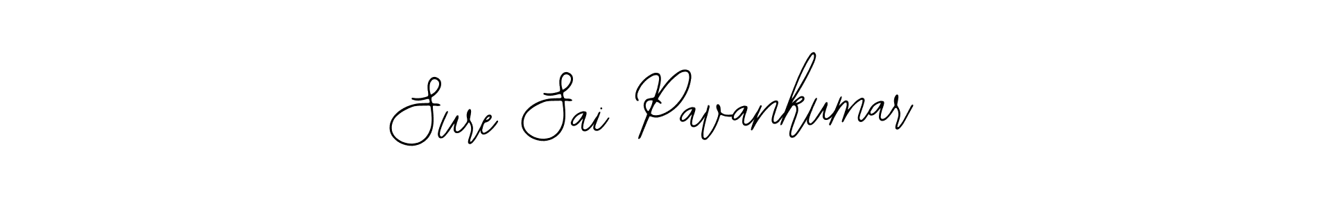 Use a signature maker to create a handwritten signature online. With this signature software, you can design (Bearetta-2O07w) your own signature for name Sure Sai Pavankumar. Sure Sai Pavankumar signature style 12 images and pictures png