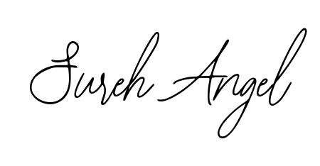 A timeless handwritten aesthetic for Sureh Angel. The Bearetta-2O07w font gives your signature a handcrafted feel with natural curves. Sureh Angel signature style 12 images and pictures png