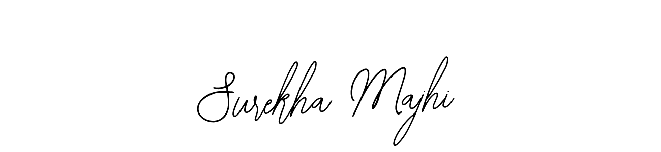 The best way (Bearetta-2O07w) to make a short signature is to pick only two or three words in your name. The name Surekha Majhi include a total of six letters. For converting this name. Surekha Majhi signature style 12 images and pictures png