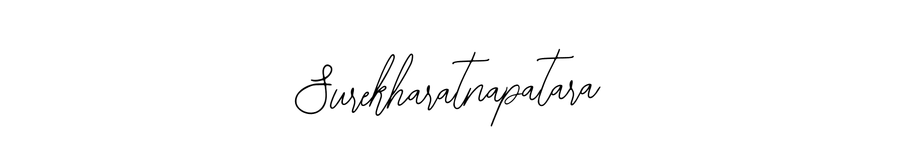 Make a beautiful signature design for name Surekharatnapatara. Use this online signature maker to create a handwritten signature for free. Surekharatnapatara signature style 12 images and pictures png