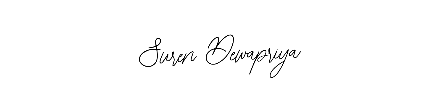 Create a beautiful signature design for name Suren Dewapriya. With this signature (Bearetta-2O07w) fonts, you can make a handwritten signature for free. Suren Dewapriya signature style 12 images and pictures png