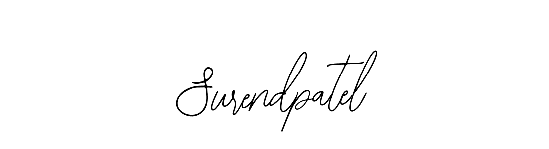 Design your own signature with our free online signature maker. With this signature software, you can create a handwritten (Bearetta-2O07w) signature for name Surendpatel. Surendpatel signature style 12 images and pictures png