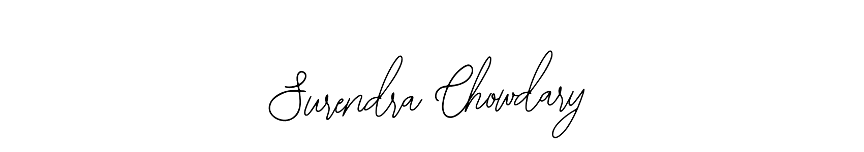 How to Draw Surendra Chowdary signature style? Bearetta-2O07w is a latest design signature styles for name Surendra Chowdary. Surendra Chowdary signature style 12 images and pictures png