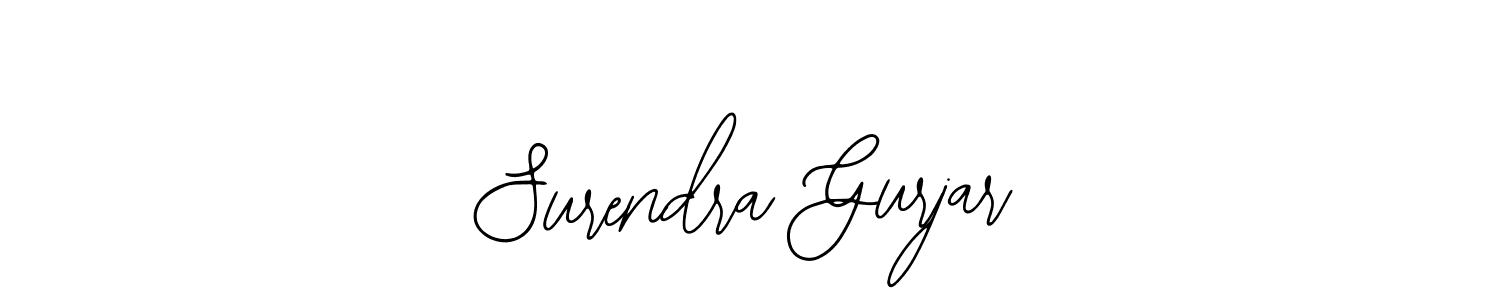 Design your own signature with our free online signature maker. With this signature software, you can create a handwritten (Bearetta-2O07w) signature for name Surendra Gurjar. Surendra Gurjar signature style 12 images and pictures png