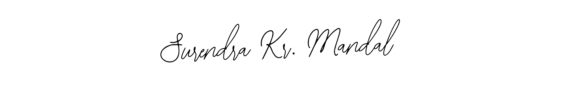 How to make Surendra Kr. Mandal signature? Bearetta-2O07w is a professional autograph style. Create handwritten signature for Surendra Kr. Mandal name. Surendra Kr. Mandal signature style 12 images and pictures png