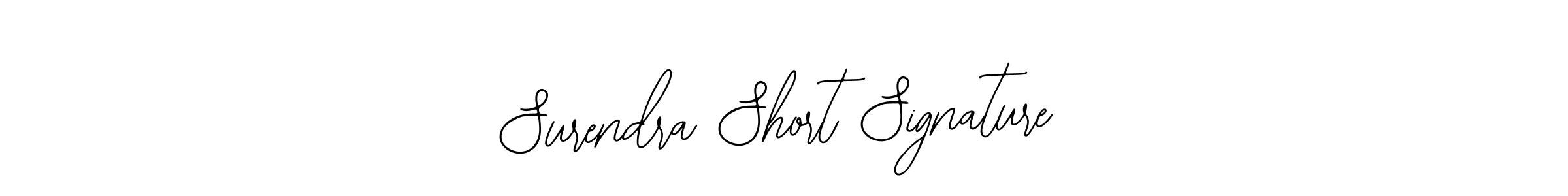 Make a beautiful signature design for name Surendra Short Signature. With this signature (Bearetta-2O07w) style, you can create a handwritten signature for free. Surendra Short Signature signature style 12 images and pictures png