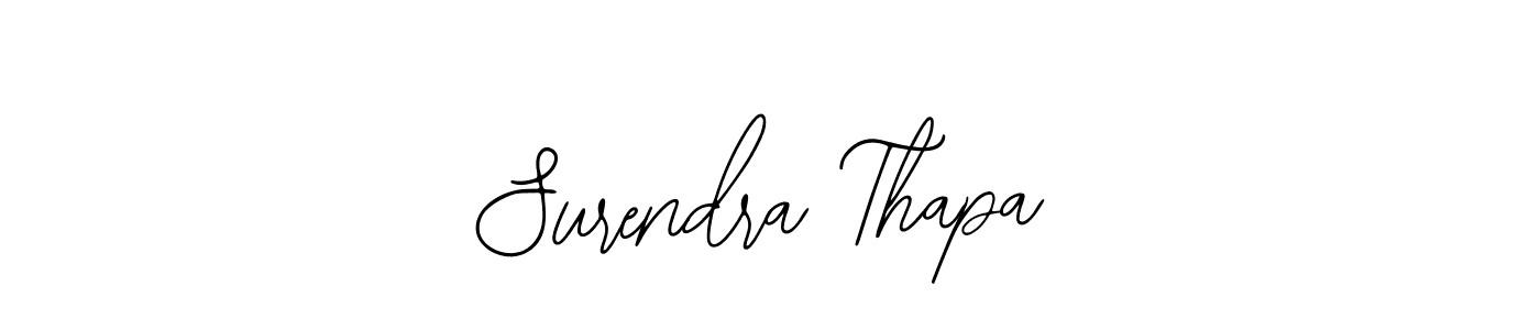 Make a beautiful signature design for name Surendra Thapa. With this signature (Bearetta-2O07w) style, you can create a handwritten signature for free. Surendra Thapa signature style 12 images and pictures png