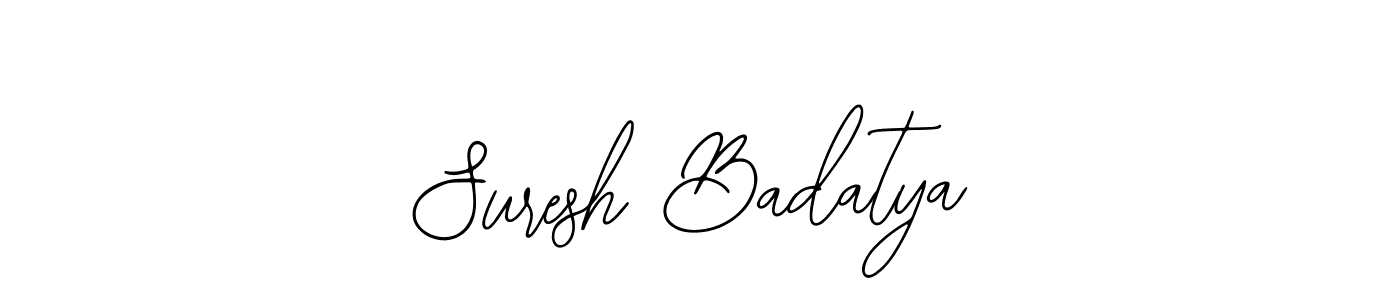 Create a beautiful signature design for name Suresh Badatya. With this signature (Bearetta-2O07w) fonts, you can make a handwritten signature for free. Suresh Badatya signature style 12 images and pictures png