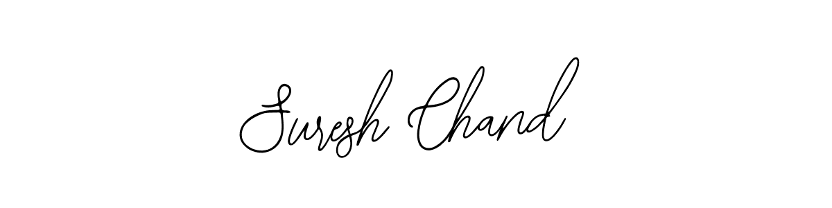 You should practise on your own different ways (Bearetta-2O07w) to write your name (Suresh Chand) in signature. don't let someone else do it for you. Suresh Chand signature style 12 images and pictures png