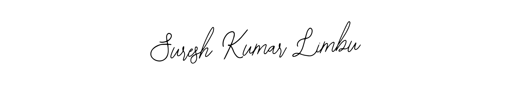 How to make Suresh Kumar Limbu name signature. Use Bearetta-2O07w style for creating short signs online. This is the latest handwritten sign. Suresh Kumar Limbu signature style 12 images and pictures png