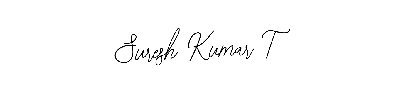 How to make Suresh Kumar T signature? Bearetta-2O07w is a professional autograph style. Create handwritten signature for Suresh Kumar T name. Suresh Kumar T signature style 12 images and pictures png