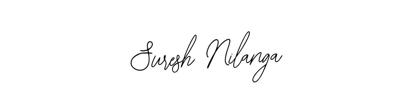 How to make Suresh Nilanga name signature. Use Bearetta-2O07w style for creating short signs online. This is the latest handwritten sign. Suresh Nilanga signature style 12 images and pictures png