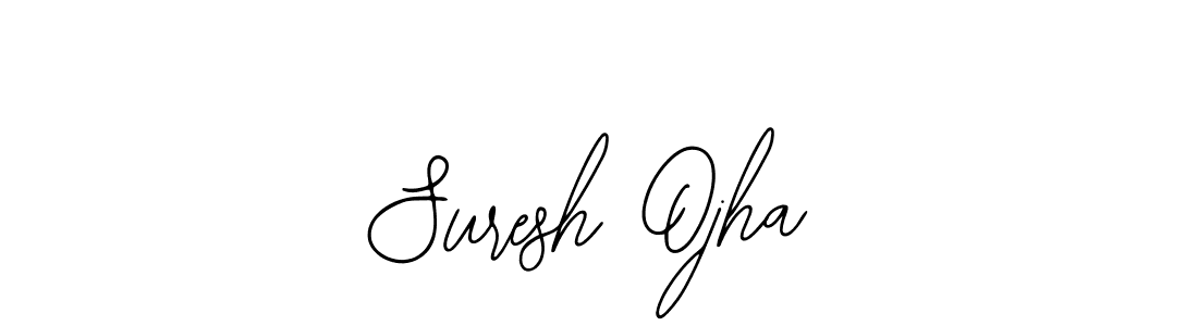How to make Suresh Ojha name signature. Use Bearetta-2O07w style for creating short signs online. This is the latest handwritten sign. Suresh Ojha signature style 12 images and pictures png