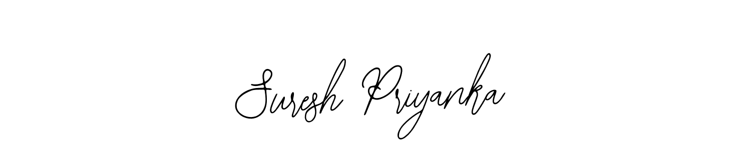 Also we have Suresh Priyanka name is the best signature style. Create professional handwritten signature collection using Bearetta-2O07w autograph style. Suresh Priyanka signature style 12 images and pictures png