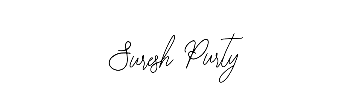 if you are searching for the best signature style for your name Suresh Purty. so please give up your signature search. here we have designed multiple signature styles  using Bearetta-2O07w. Suresh Purty signature style 12 images and pictures png