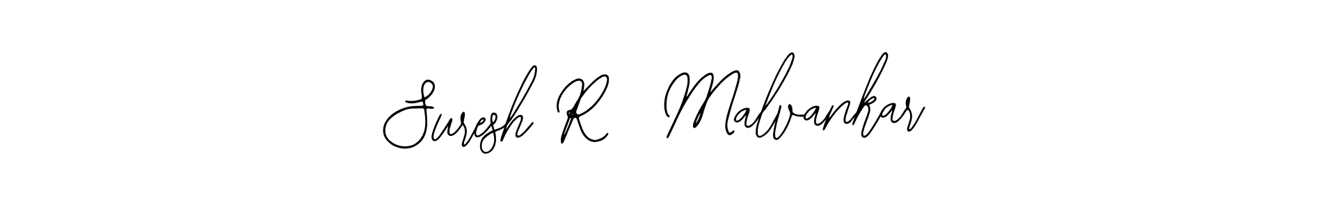 How to make Suresh R  Malvankar name signature. Use Bearetta-2O07w style for creating short signs online. This is the latest handwritten sign. Suresh R  Malvankar signature style 12 images and pictures png