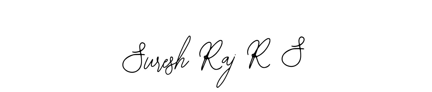 This is the best signature style for the Suresh Raj R S name. Also you like these signature font (Bearetta-2O07w). Mix name signature. Suresh Raj R S signature style 12 images and pictures png