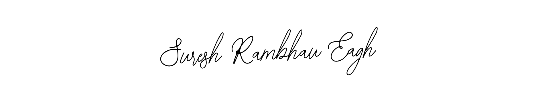 The best way (Bearetta-2O07w) to make a short signature is to pick only two or three words in your name. The name Suresh Rambhau Eagh include a total of six letters. For converting this name. Suresh Rambhau Eagh signature style 12 images and pictures png