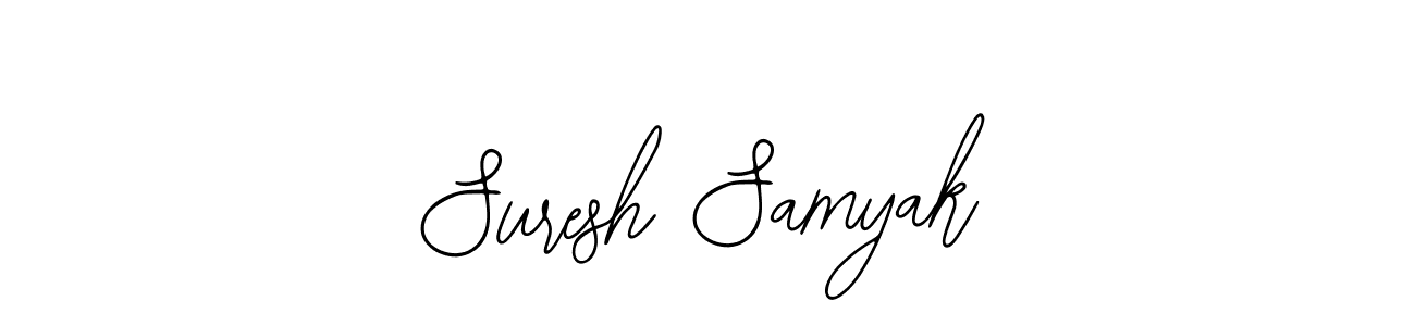 Suresh Samyak stylish signature style. Best Handwritten Sign (Bearetta-2O07w) for my name. Handwritten Signature Collection Ideas for my name Suresh Samyak. Suresh Samyak signature style 12 images and pictures png