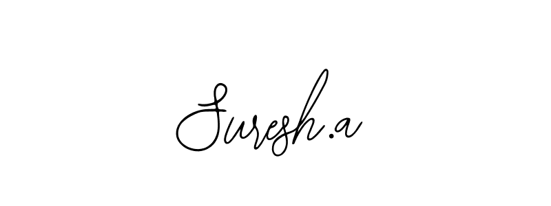 How to make Suresh.a signature? Bearetta-2O07w is a professional autograph style. Create handwritten signature for Suresh.a name. Suresh.a signature style 12 images and pictures png