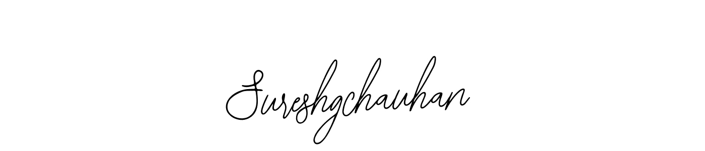 How to make Sureshgchauhan name signature. Use Bearetta-2O07w style for creating short signs online. This is the latest handwritten sign. Sureshgchauhan signature style 12 images and pictures png