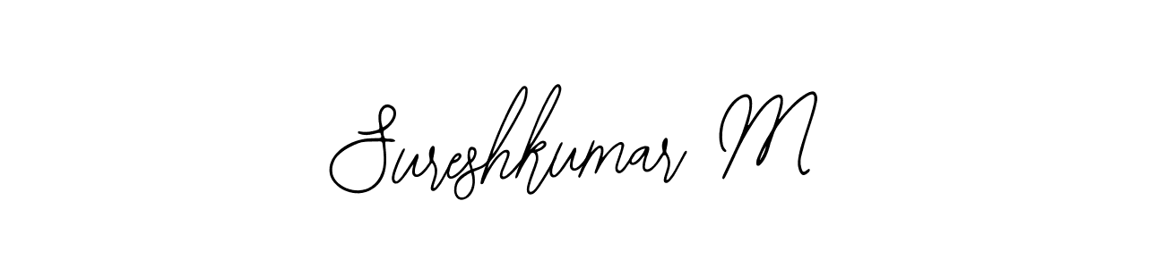 Bearetta-2O07w is a professional signature style that is perfect for those who want to add a touch of class to their signature. It is also a great choice for those who want to make their signature more unique. Get Sureshkumar M name to fancy signature for free. Sureshkumar M signature style 12 images and pictures png