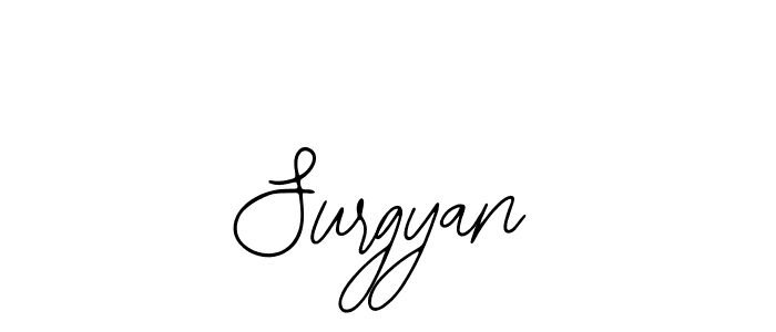if you are searching for the best signature style for your name Surgyan. so please give up your signature search. here we have designed multiple signature styles  using Bearetta-2O07w. Surgyan signature style 12 images and pictures png