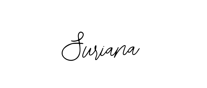 You should practise on your own different ways (Bearetta-2O07w) to write your name (Suriana) in signature. don't let someone else do it for you. Suriana signature style 12 images and pictures png