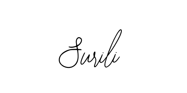 if you are searching for the best signature style for your name Surili. so please give up your signature search. here we have designed multiple signature styles  using Bearetta-2O07w. Surili signature style 12 images and pictures png
