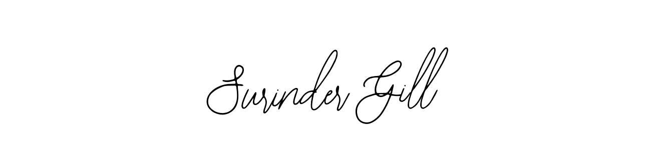 Also we have Surinder Gill name is the best signature style. Create professional handwritten signature collection using Bearetta-2O07w autograph style. Surinder Gill signature style 12 images and pictures png