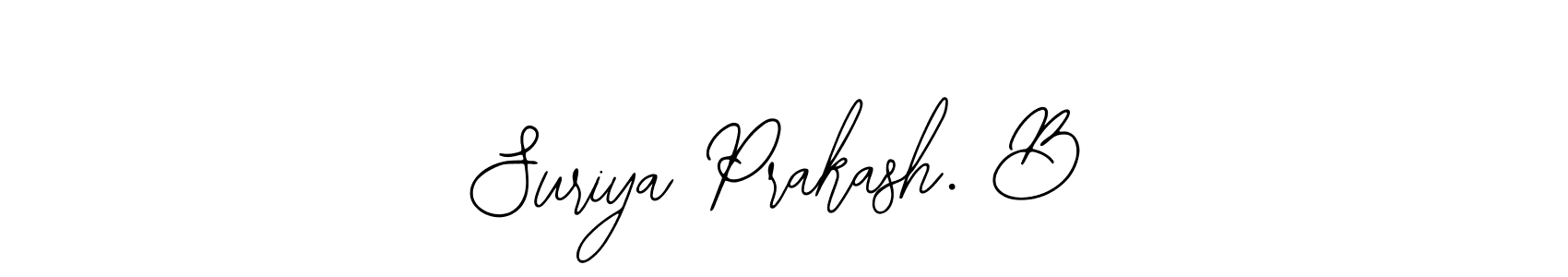 Make a beautiful signature design for name Suriya Prakash. B. With this signature (Bearetta-2O07w) style, you can create a handwritten signature for free. Suriya Prakash. B signature style 12 images and pictures png