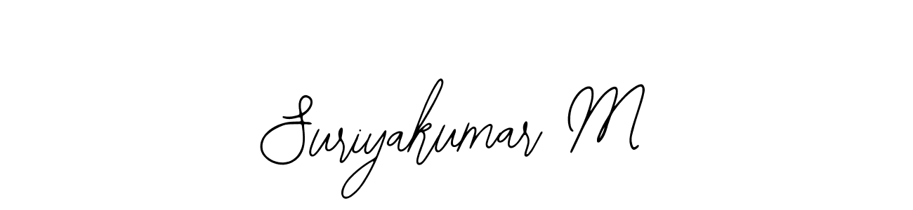 The best way (Bearetta-2O07w) to make a short signature is to pick only two or three words in your name. The name Suriyakumar M include a total of six letters. For converting this name. Suriyakumar M signature style 12 images and pictures png