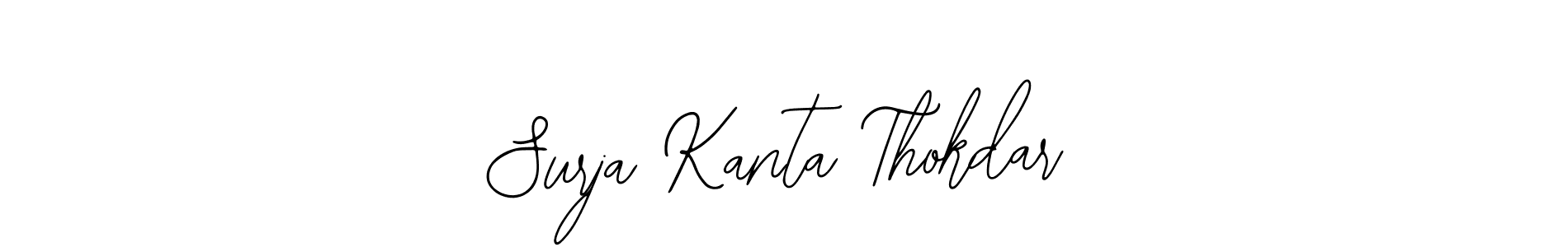 Make a beautiful signature design for name Surja Kanta Thokdar. With this signature (Bearetta-2O07w) style, you can create a handwritten signature for free. Surja Kanta Thokdar signature style 12 images and pictures png