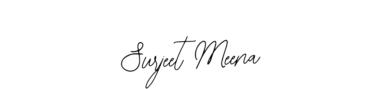 Also You can easily find your signature by using the search form. We will create Surjeet Meena name handwritten signature images for you free of cost using Bearetta-2O07w sign style. Surjeet Meena signature style 12 images and pictures png