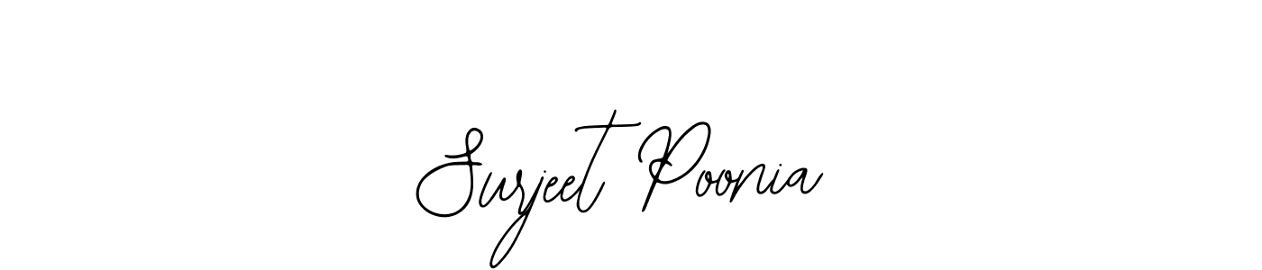 Use a signature maker to create a handwritten signature online. With this signature software, you can design (Bearetta-2O07w) your own signature for name Surjeet Poonia. Surjeet Poonia signature style 12 images and pictures png