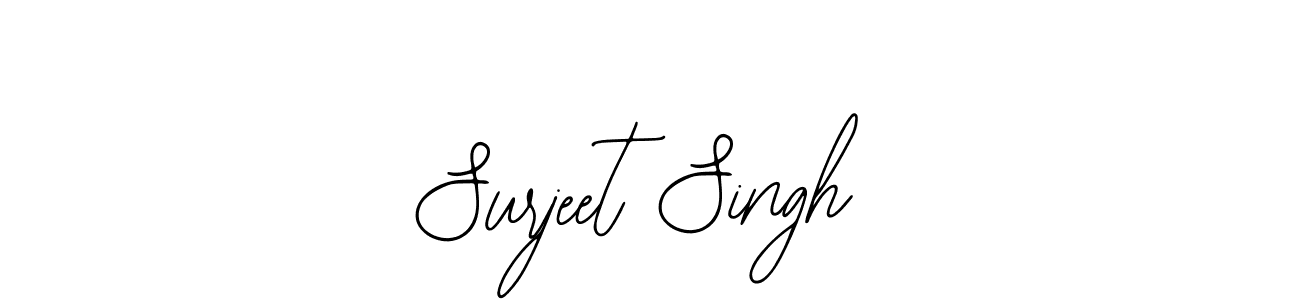 How to make Surjeet Singh name signature. Use Bearetta-2O07w style for creating short signs online. This is the latest handwritten sign. Surjeet Singh signature style 12 images and pictures png