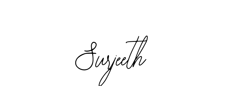 Bearetta-2O07w is a professional signature style that is perfect for those who want to add a touch of class to their signature. It is also a great choice for those who want to make their signature more unique. Get Surjeeth name to fancy signature for free. Surjeeth signature style 12 images and pictures png