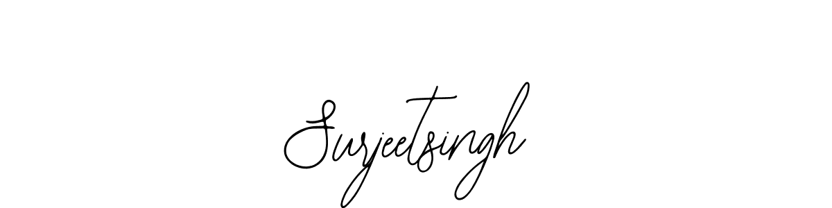 How to make Surjeetsingh signature? Bearetta-2O07w is a professional autograph style. Create handwritten signature for Surjeetsingh name. Surjeetsingh signature style 12 images and pictures png
